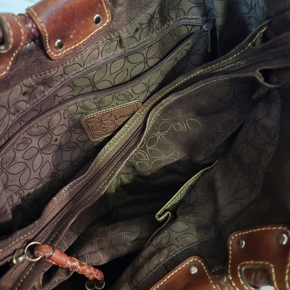 Fossil Dark Brown Leather Shoulder Bag - Picture 6 of 11